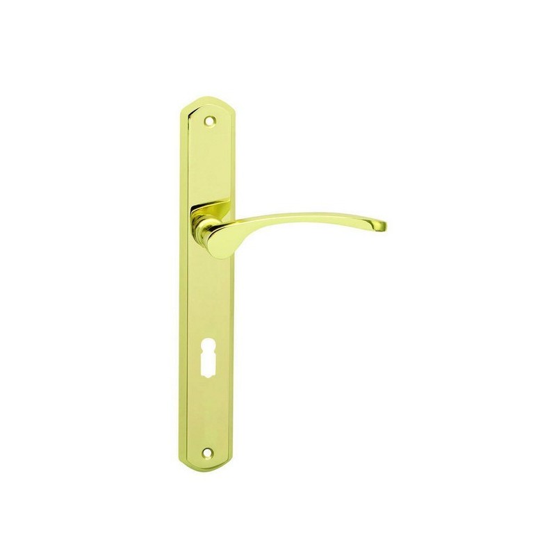 klika LAURA - lesklá mosaz