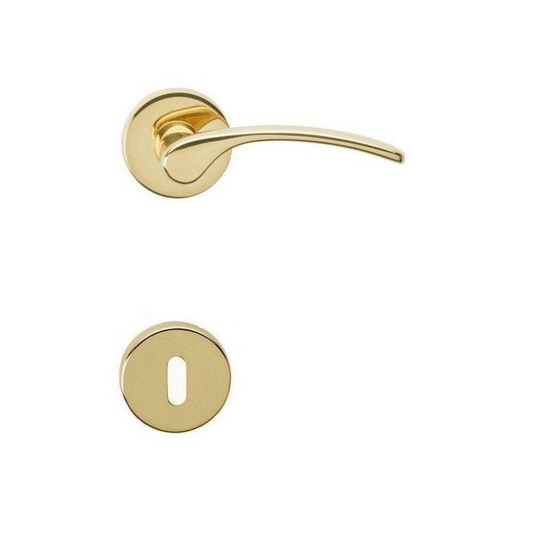 klika LAURA R - lesklá mosaz