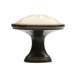 knopka Timeless 1919, staromosaz/ béžový plast ZN31 A78