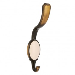 věšák Elegance XL 1980, staromosaz/ béžový plast ZN31 A78