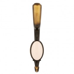 věšák Elegance XL 1980, staromosaz/ béžový plast ZN31 A78