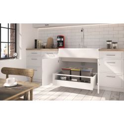 Zásuvka GTV AxisPRO, výška D-200 mm, bílý