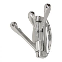 tříramenný věšák Trias, lesklý chróm