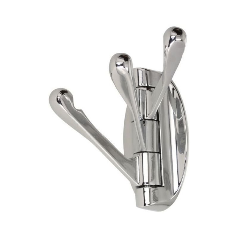 tříramenný věšák Trias, lesklý chróm