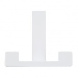 věšák Kara M 2325, bílá lesklá PB1