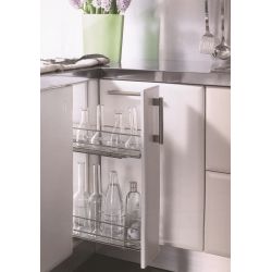 Boční koš s tlumením, skříňka 150 mm