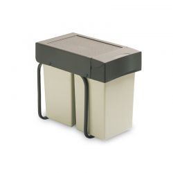 Sorter Linea 227, plast, 2x14 L