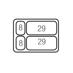 Sorter Linea 580 Plus, 2x29 L+2x8 L