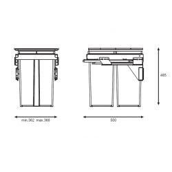Sorter Linea 580EVO/400 2x29 L
