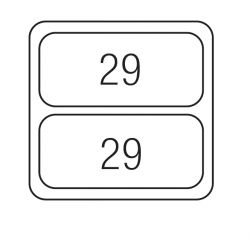 Sorter Linea 580EVO/450 2x29L pro skříňku 450 mm