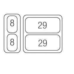 Sorter Linea 580EVO/600, 2x29+2x8 L