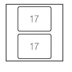 Sorter Concept 560 5050B, 2x17 L