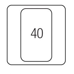 Sorter Linea 294, plast, 40 L