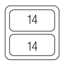 Sorter Linea 222DM/300, 2x14 L