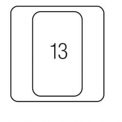 Vestavěný odpadkový koš ART 272, nerez