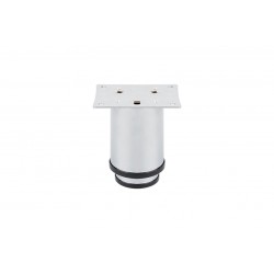 Nábytková nožička FS012, ø 50 mm, lesklý chrom