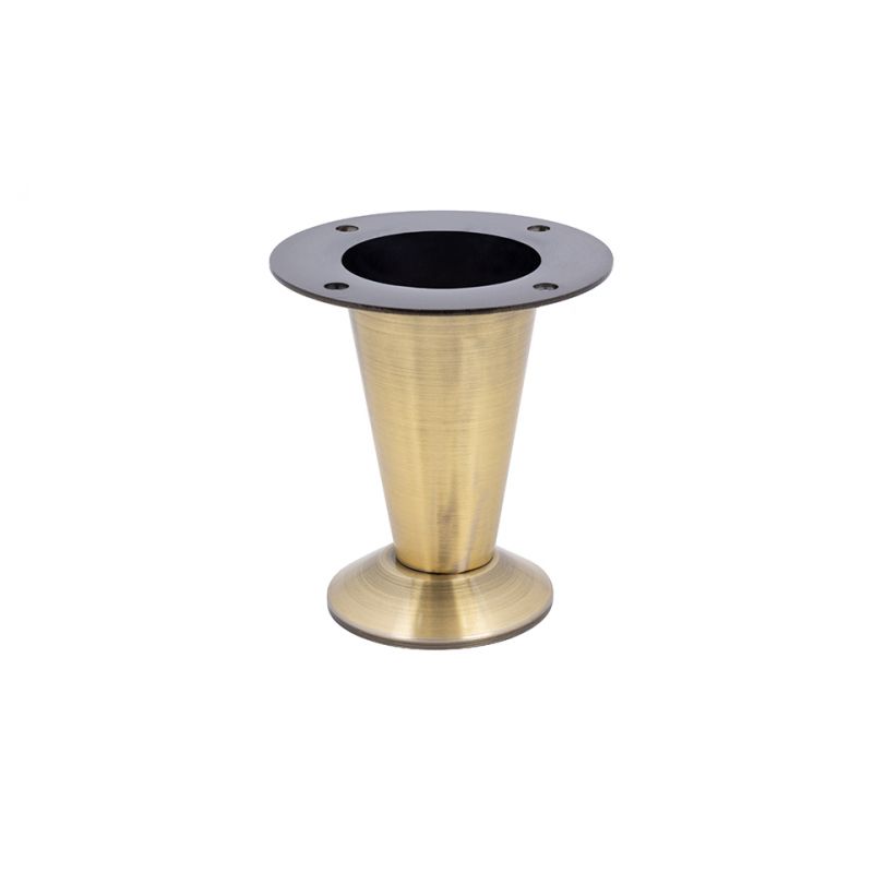 Nábytková nožička FS010, staromosaz