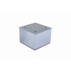 Nožička 80x80 mm, chrom