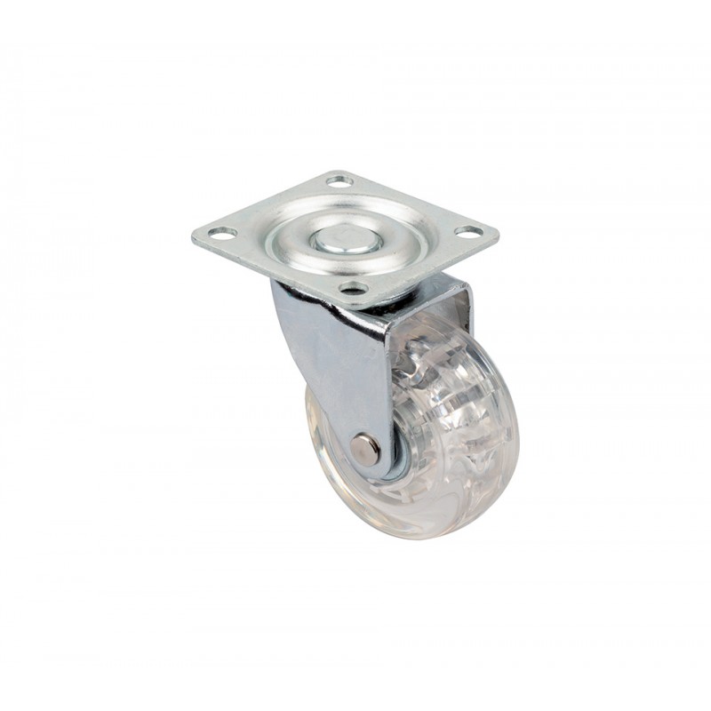 Kolečko TOP-E Ø 50 mm, transparentní tmavá