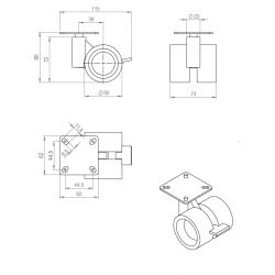 Kolečko Formula Ø 60 mm
