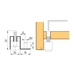 Rektifikační nožička PR24.22.32