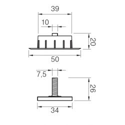 Kluzák závrtní PR 23.40.22