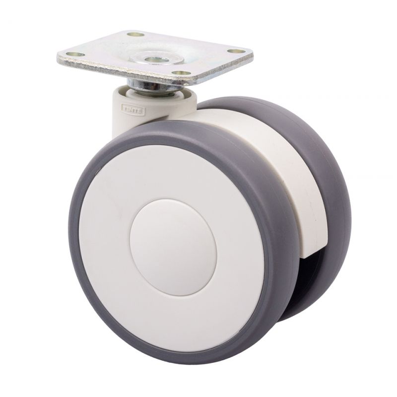 Kolečko Linea Ø 65 mm, světle šedá