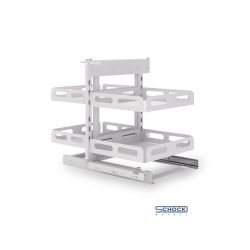 Rohový koš Magic Corner komfort Supreme (P/L) bílá, BOX