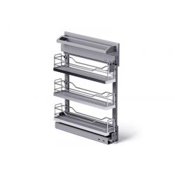 Věšák na utěrky BOX pro boční výsuvný koš, antracit