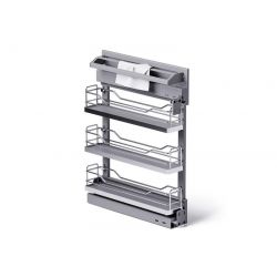 Věšák na utěrky BOX pro boční výsuvný koš, antracit