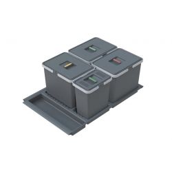 Vestavěný Sorter Metropolis 80, 15L+15L+15L+6 L