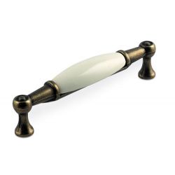 madlo Vivienne 1699, staromosaz/ porcelán slonová kost ZN48 PF21