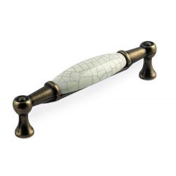 madlo Vivienne 1699, staromosaz/ porcelán crack ZN48 PC5