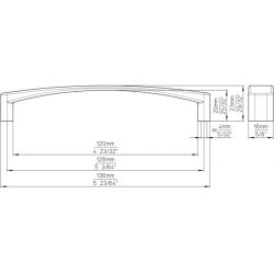 madlo Eddie 1666,  nikl jemně broušený ZN21