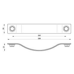 madlo Gigi SM8298, imitace kůže hnědá LS8 AN15