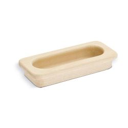 dřevěná zápustná úchytka Vasca M30, surový javor