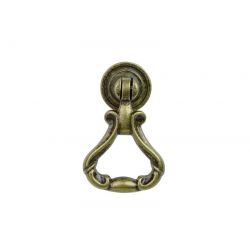 knopka Curious, starozlatá