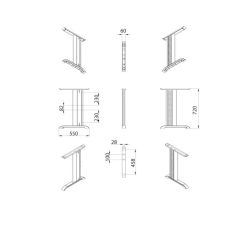 Stolní podnož DN-280