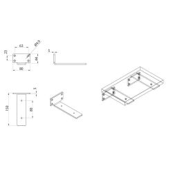 Policová podpěra WM-1003