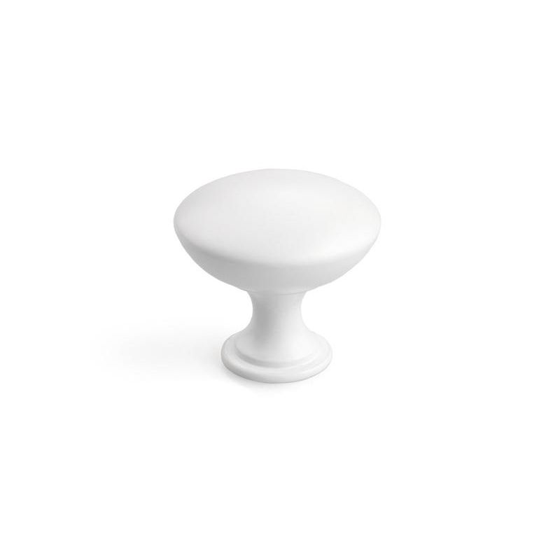knopek Glad, bílá matná