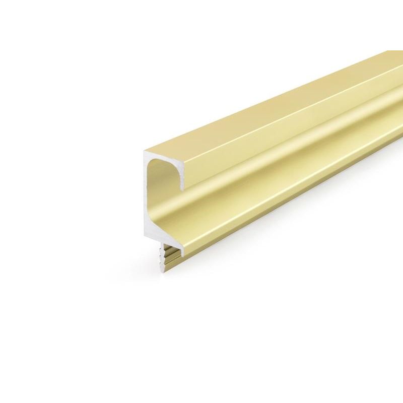 Hliníkový narážecí profil Olini 3000, zlatá matná