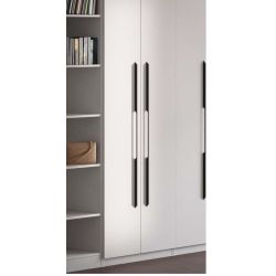 dlouhé madlo Anda, černá matná