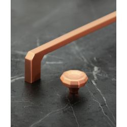 knopka Campana, broušená měď