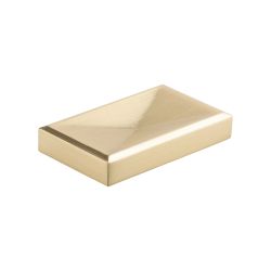 knopka  Envel, tmavá zlatá broušená