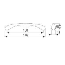 madlo Kink, tmavá zlatá broušená