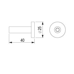 věšák Element, zlatá broušená