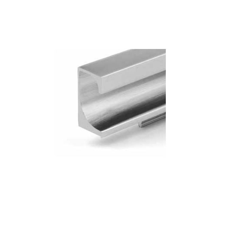 Hliníkový narážecí profil Paolo L, eloxovaný hliník