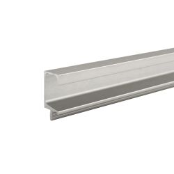 Hliníkový narážecí profil Paolo II, imitace nerezu 