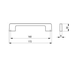 madlo Nadine 2027, černá měď ZN77