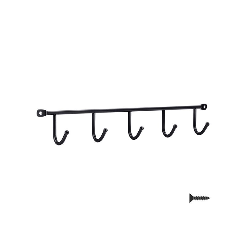 věšák Aliga 2081, černá matná PB12